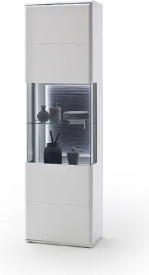 Produktbild von Amora Vitrine mit 1 Tür mit Glas, Türanschlag links