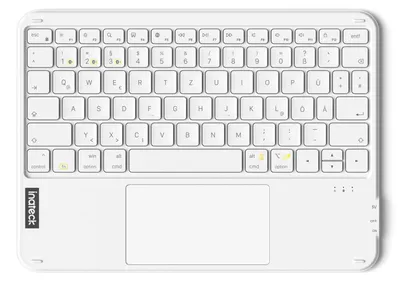 Produktbild von Inateck ultradünne Tablet-Tastatur mit Touchpad, 3 Bluetooth-Kanäle