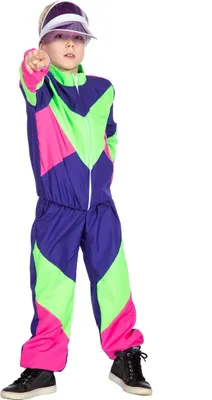 Image de Survêtement des années 80 pour enfants, taille : 152