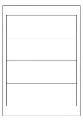 Produktbild von 4000x Etiketten für Ordner Rückenschilder selbstklebend weiß 192 x 61mm