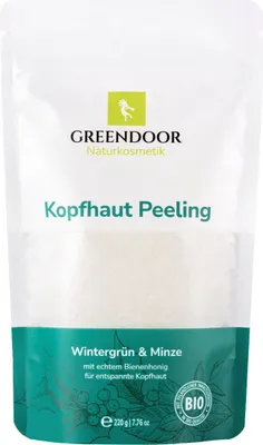 Produktbild von GREENDOOR Kopfhautpeeling Wintergrün Pfefferminze