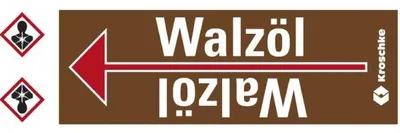 Produktbild von Dreifke® Rohrleitungsband Walzöl, praxisbewährt, ab Ø 10mm, braun/weiß, 33m/R...