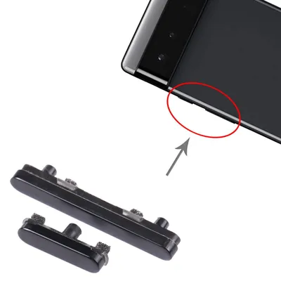 Produktbild von Power Button und Volume Control Button für Google Pixel 6 Ersatzteil Schwarz