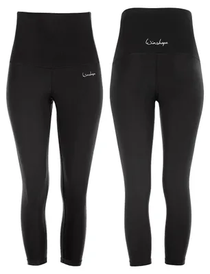 Zdjęcie produktu dla WINSHAPE Damskie legginsy funkcyjne modelujące sylwetkę, 7/8, wysoki stan, model Hwl302, kolor: czarny, rozmiar: S