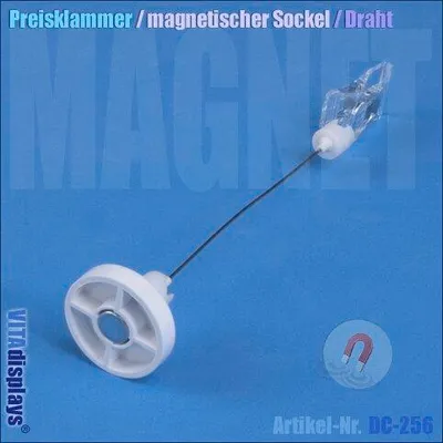 Produktbild von Preisklammer mit magnetischem Sockel (5 Stück)
