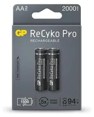 Obrázek produktu pro Nabíjecí baterie LR6 AA, 1,2 V, 2100/2000 mAh, 2 kusy