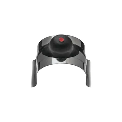 Produktbild von tecuro Rohrclip Ø 28 mm mit Gummipuffer - Edelstahl poliert