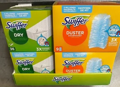Produktbild von Swiffer Boden- und Staubtücher Nachfüllpack - 72 Bodenwischtücher + 36 Staubwischtücher