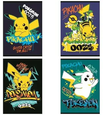 Image de Cahier Pokémon A5, 32 pages, plastifié