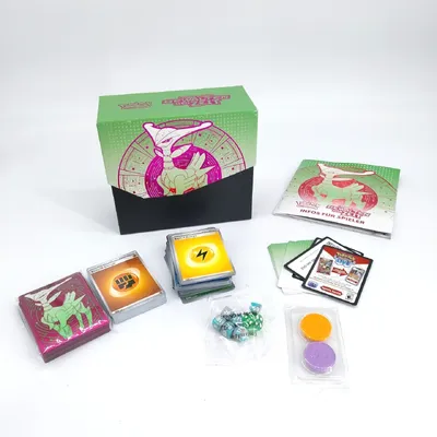 Produktbild von Pokémon Sammelkartenspiel Top Trainer Box Karmesin Purpur