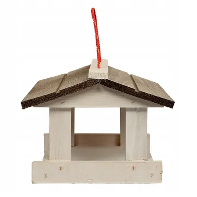 Produktbild von Woodok Vogelfutterhaus, Holz, Aufhängeschnur, imprägniert