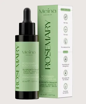 Produktbild von MEINA ORGANICS Rosemary & Mint Oil for Hair Growth