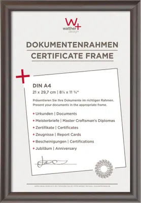 Produktbild von Walther Trendstyle       21x29,7 Kunststoff stahl DIN A4   KP130D