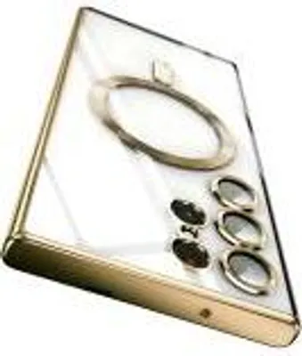 Produktbild von Samsung Galaxy S24 Magsafe TPU mit Kameraglas Gold