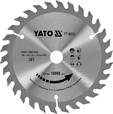Image de Disque à carbure 140 x 16 mm, 30 dents
