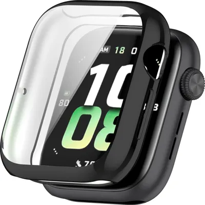 Image de Pour Honor Watch 5 Electroplated Full Cover TPU Watch Protection Case Noir
