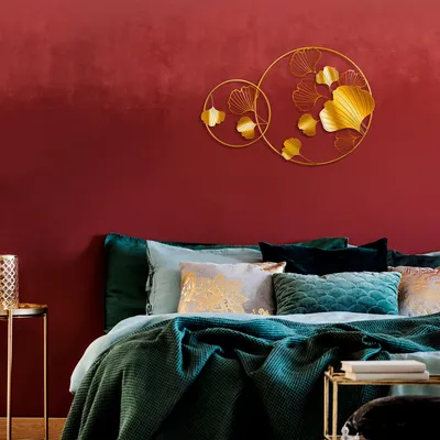 Produktbild von Wallity, Yantai- TNL1917, Gold, Sonstige Wohndekorationen, 104 x 70 x 7 cm, 100% Metall