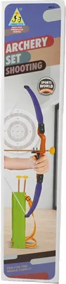 Produktbild von Kinder Bogenschießen Set Pfeil und Bogen Köcher Saugnäpfe Sicher Outdoor Spielzeug Sport 58cm