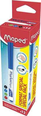 Produktbild von Maped Whiteboard-Marker Marker'Peps 12er Promo-Pack