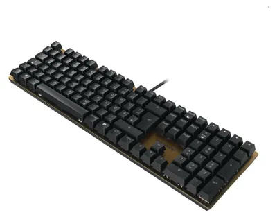 Obrázok produktu pre CHERRY KC 200 MX, Plná veľkosť (100 %), Kábel, USB, Mechanický spínač kláves, QWERTY, Čierna, Bronzová