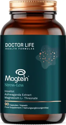 Obrázok produktu pre Magtein Stress-Less inozitol L- treonian magnezu suplement diety 90 kapsułek