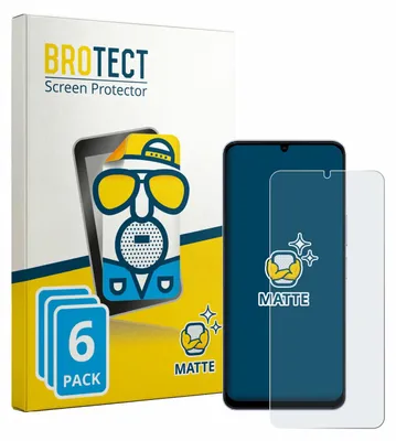 Produktbild von 6x BROTECT Schutzfolie für Vivo Y6t Displayschutz Displayschutzfolie Folie Matt Entspiegelungsfolie