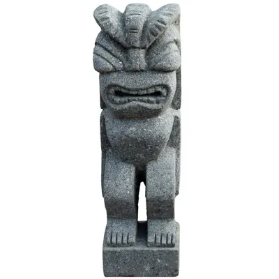 Produktbild von Stonox Tiki Figur Darbhanga Basanit frostbeständig 18 x 23 x 80 cm
