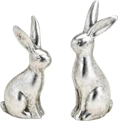 Produktbild von Hasen aus Keramik Silber