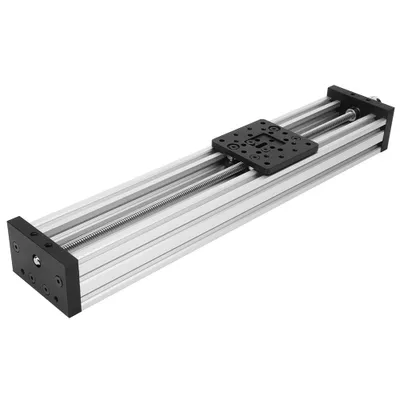 Zdjęcie produktu dla Stół liniowy z prowadnicą śrubową, stół liniowy z prowadnicą śrubową ze stopu aluminium, prowadnica liniowa, stół przesuwny CNC, stół przesuwny drukarki 3D