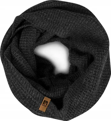 Produktbild von Strickschal Herren H16025 Rundschal Winter Loop Schal für Herren | weiches gestricktes Schlauchschal | warm (Grau)