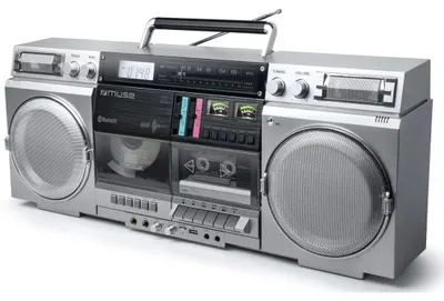 Immagine prodotto di Radio cd portatile grigia Muse M-380GBS