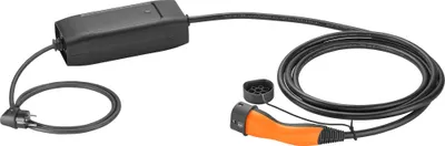 Produktbild von LAPP MOBILITY Mobile Ladestation Basic, Typ 2, Schutzkontakt, bis zu 2,3 kW, 6 m - (5555921001) 10 A, 1-phasig, zum Laden von Hybrid- und Elektroautos mit Typ-2-Anschluss