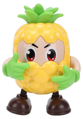 Produktbild von Tanzendes Ananas-Roboterspielzeug mit Lichtern und Musikeffekt, interaktiv elektrisch für Kinder