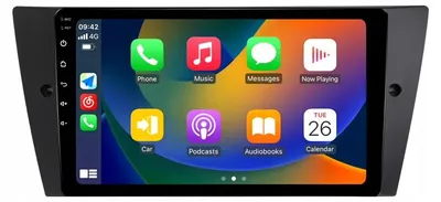 Zdjęcie produktu dla Radio Android BMW E90 E91 E92 E93 / Carplay Android Auto Wi-Fi SIM 4+64 GB