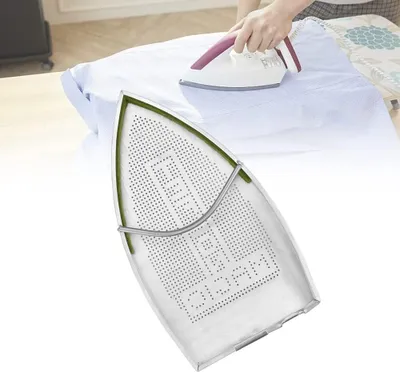 Produktbild von Bügeleisenschuh Bügeleisensohle Bügeleisen Sohle Bügelsohlenaufsatz Teflonsohle für Bügeleisen Schutzsohle Bügelschutz (A)