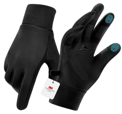 Produktbild von Winterhandschuhe Fäustlinge Touchscreen-Handschuhe - Thinsulate-Isolierung - Rutschfest - Uni