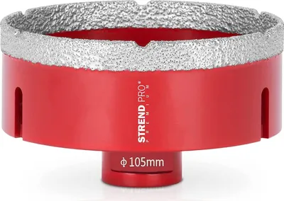 Produktbild von Diamant Bohrkronenaufsatz Premium CRYSTAL 105mm | für Fliesen, Glas, Feinsteinzeug, Keramik, Granit, Steinfliesen | Winkelschleifer Flex M14, Fliesenbohrer, Winkelschleifer, Diamantbohrer