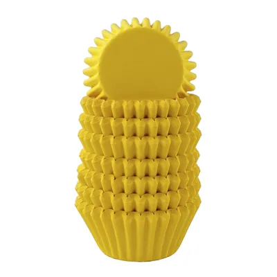 Produktbild von Miss Bakery's House Mini Muffinförmchen - Ø 32 mm x 20 mm - Gelb - 200 Stück