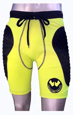 Immagine prodotto di Pantaloncini da calcio Walter Torwart-Shorts, modello Impact, con protezioni laterali, colore nero