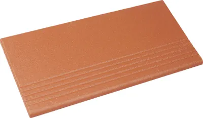 Produktbild von Treppenfliese Spaltplatte 24 x 11,5 cm rot-natur