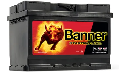Produktbild von Banner 56009 Starting Bull 12V 60Ah 480A Autobatterie