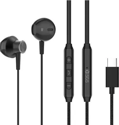 Immagine prodotto di SGS KAINEARTYPBK Auricolari Cuffie In-Ear Stereo con Filo Type-C Nero