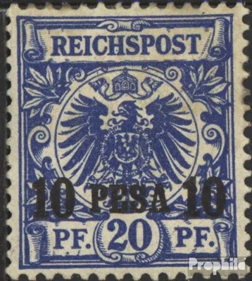 Produktbild von Briefmarken Deutsch-Ostafrika 1893 Mi 4 gestempelt Aufdruckausgabe