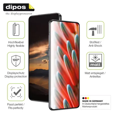 Produktbild von 2x Full Cover Schutzfolie matt für Infinix Note 40 Pro Panzerfolie Anti-Shock