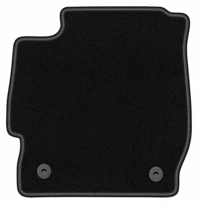 Immagine prodotto di Tappetino guidatore in moquette per Ford Ka+ 2014- (hatchback) – 1 pezzo, nero, su misura – Wielganizator BASIC