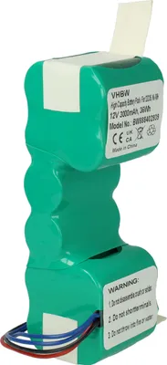 Produktbild von vhbw Akku kompatibel mit Ecovacs Deebot M89, M88, DN520, 907, 700, DN55, 600, DN33, 901, 900, DE5G, DG711 Saugroboter (3000 mAh, 12 V, NiMH)