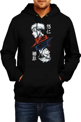 Produktbild von Herren Kapuzenpullover Japan Anime Manga Jujutsu Anime Manga Kaisen Kaisen 03 Jujutsu, Man S / Schwarz
