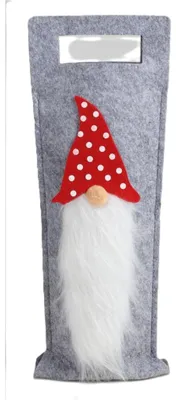 Produktbild von Filz-Geschenktasche für Flaschen Beutel 14,5x41cm Weihnachten Winter