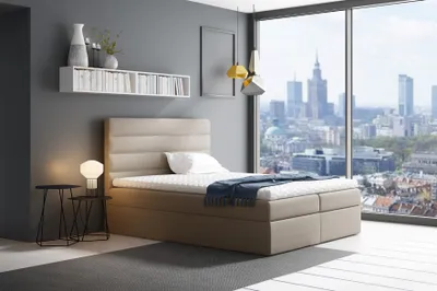 Produktbild von Boxspringbett Schlafzimmerbett LUCA 140x200cm Beige