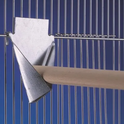 Produktbild von Nobby Ast-Sitzstangenhalter aus Metall : 8,0 x 10,5cm Größe: 8,0 x 10,5cm